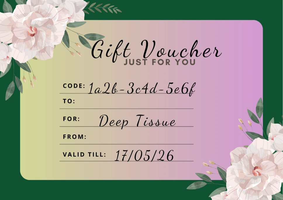 Giftcard – Deep Tissue