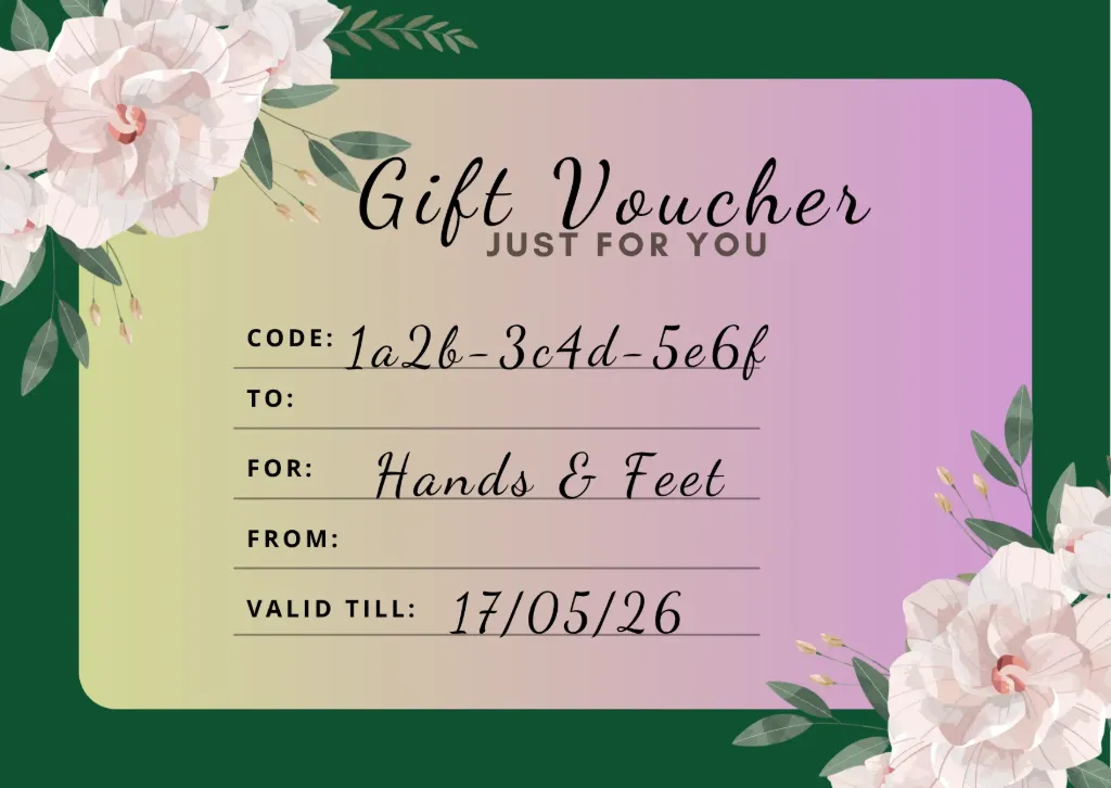 Giftcard – Hands & Feet